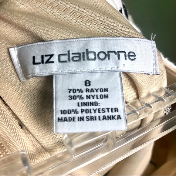 Cream and Black Floral Overlay Spring Summer Dress - Picture 5 of 7